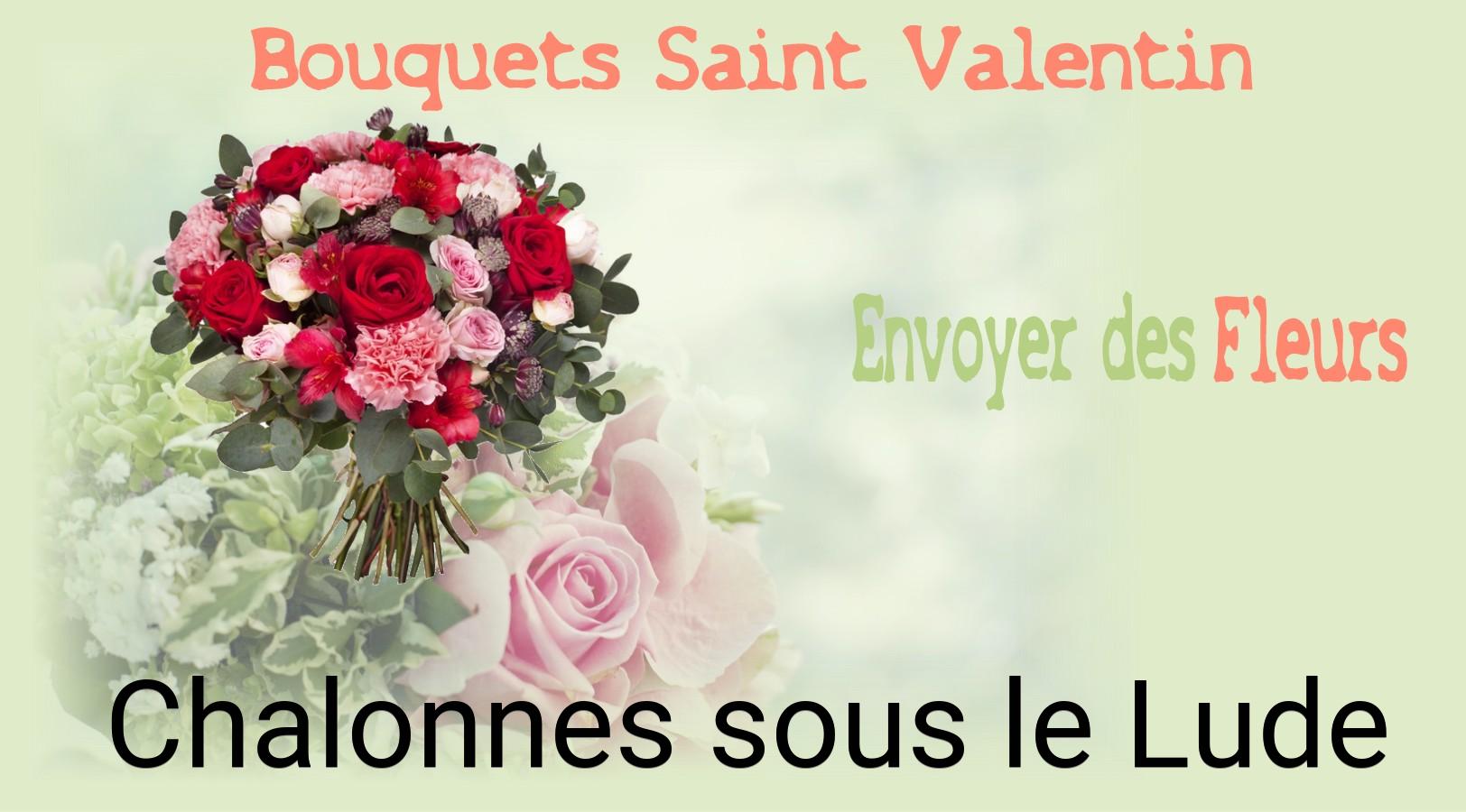 Roses de Saint-Valentin livrées à Chalonnes-sous-le-Lude